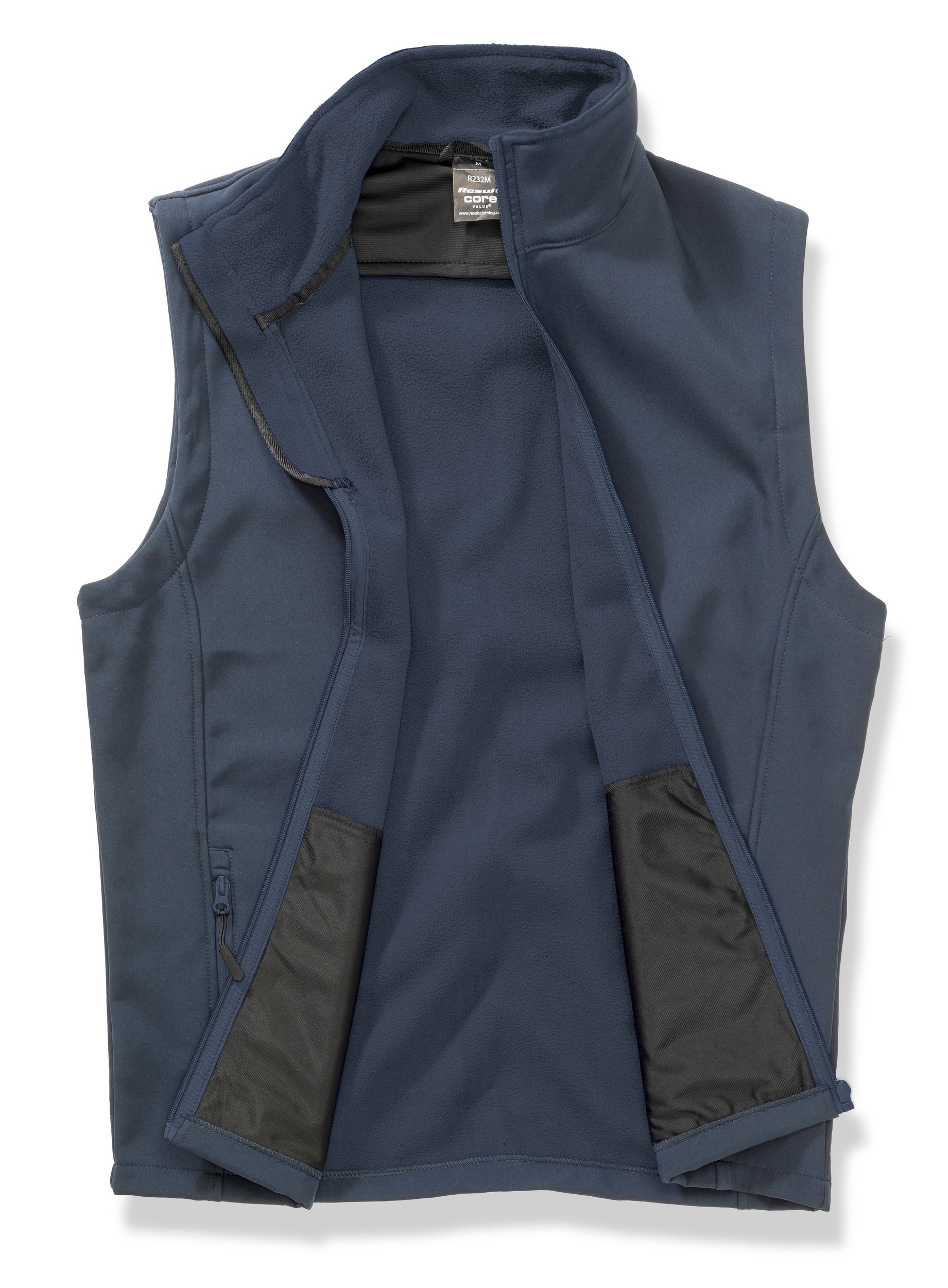 Bedrukbare softshell-bodywarmer voor heren