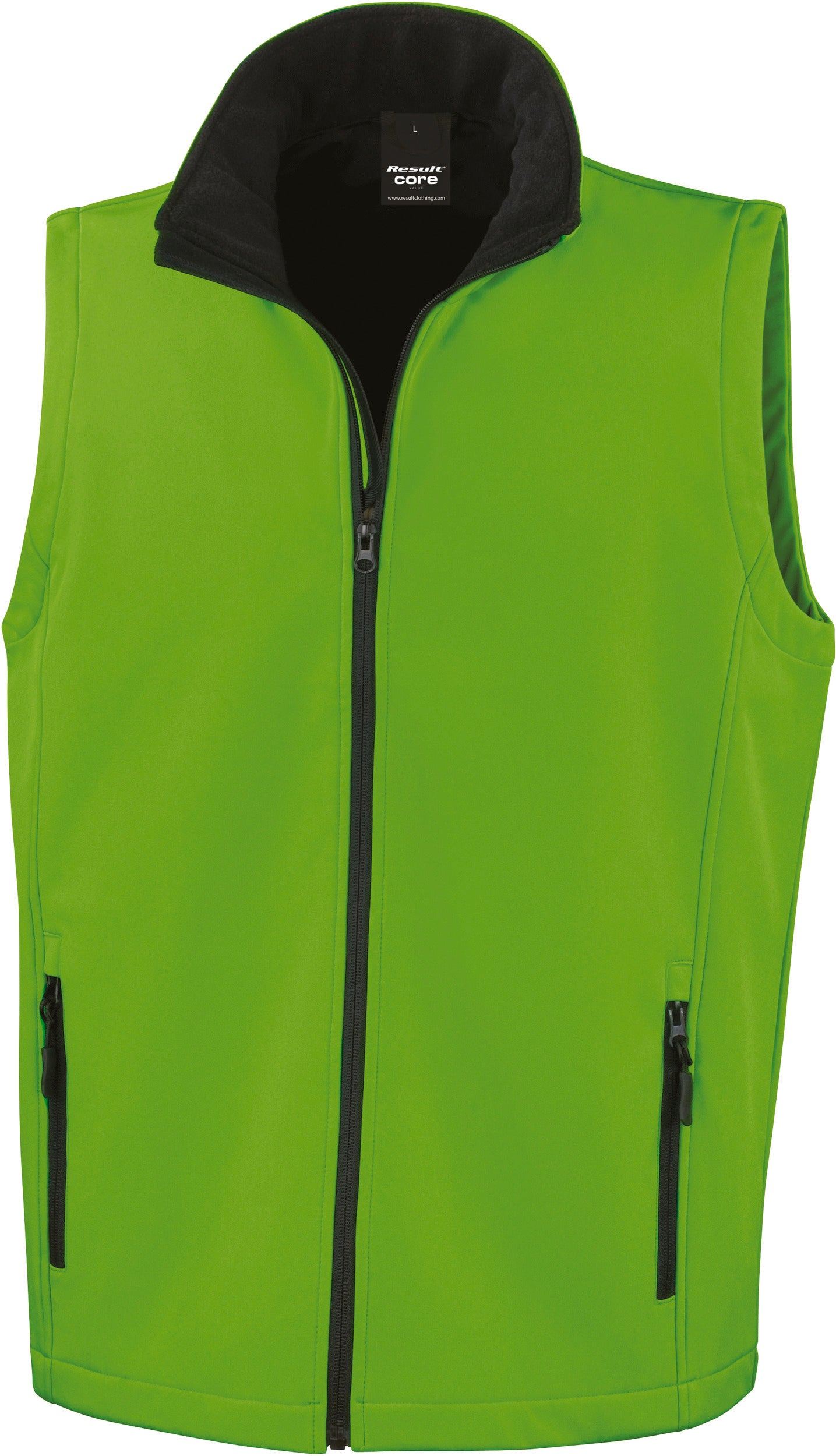 Bedrukbare softshell-bodywarmer voor heren