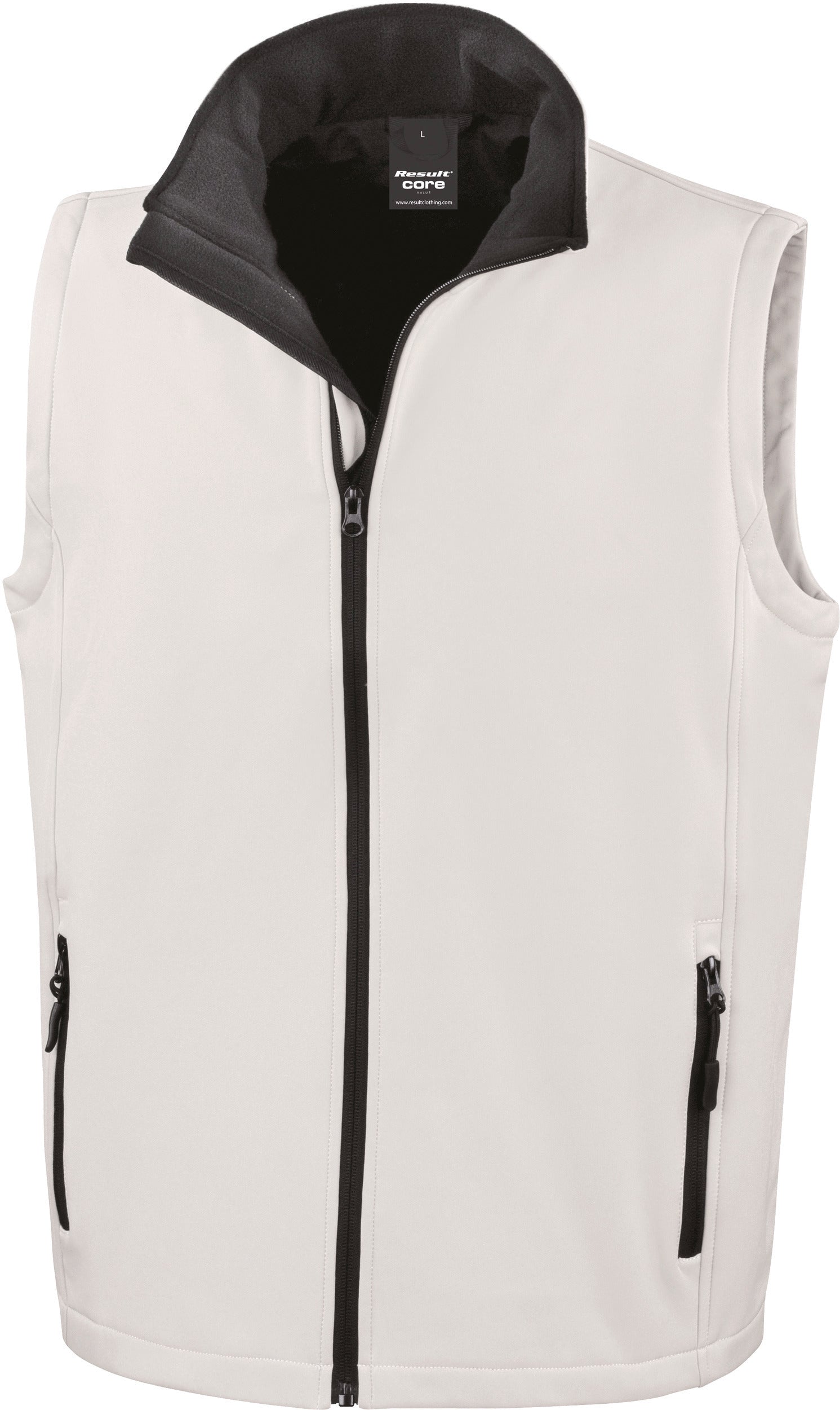 Bedrukbare softshell-bodywarmer voor heren