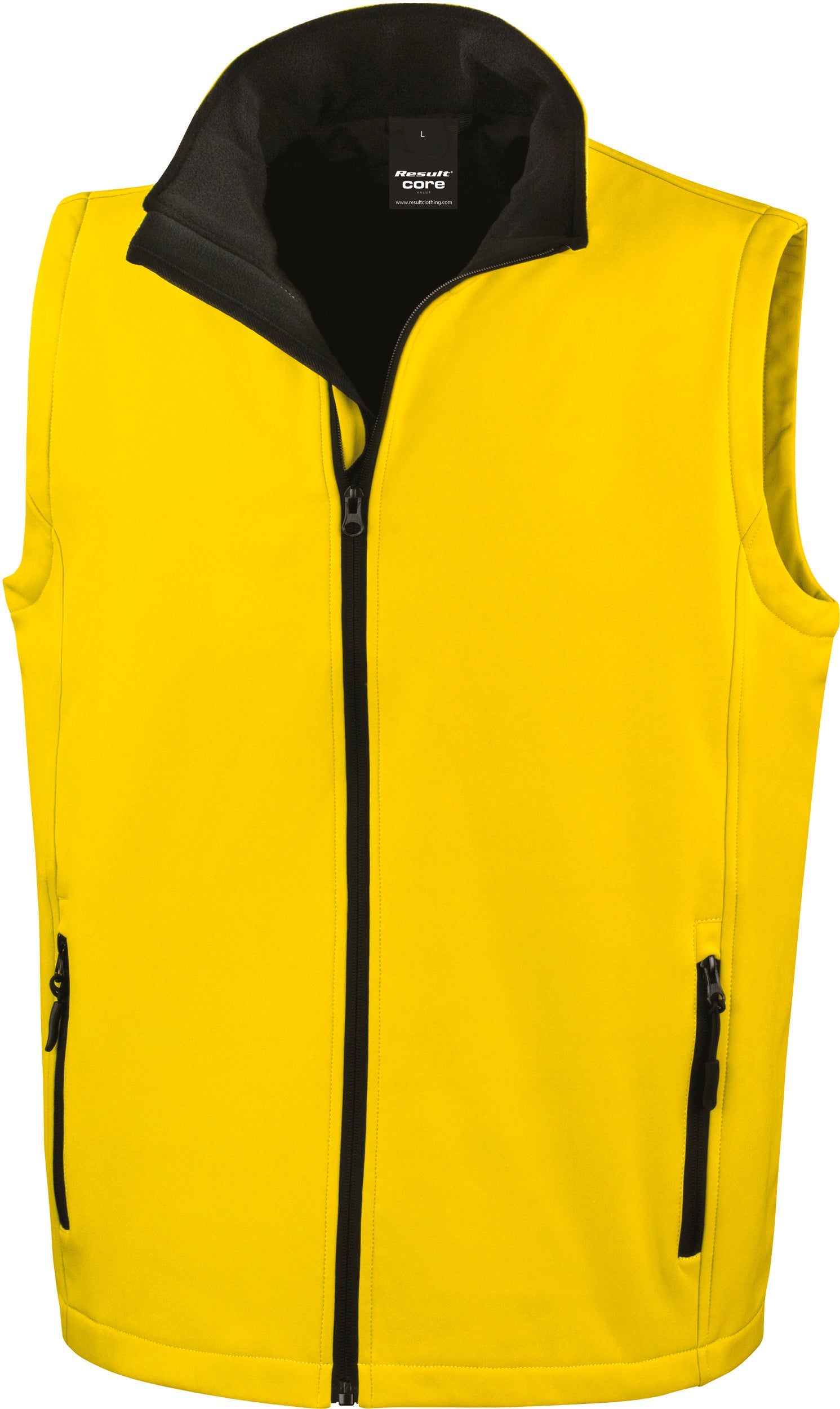 Bedrukbare softshell-bodywarmer voor heren
