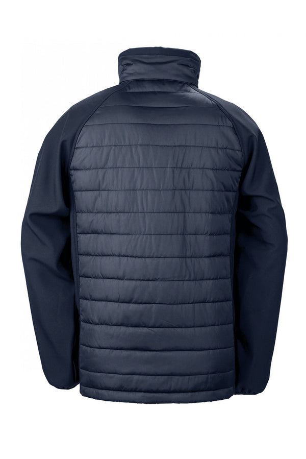 Veste softshell rembourrée black compass recyclée