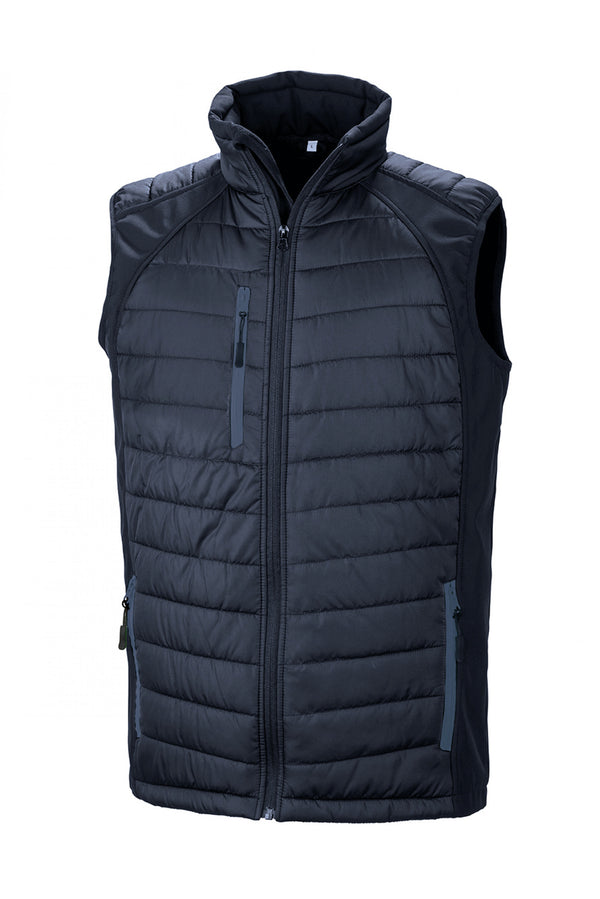 Gilet softshell rembourré black compass recyclé II