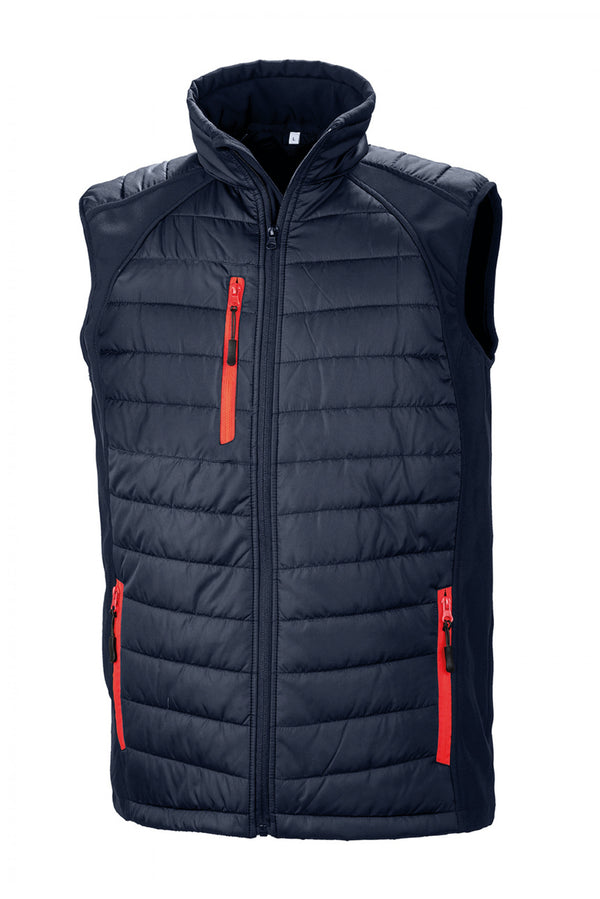 Gilet softshell rembourré black compass recyclé II