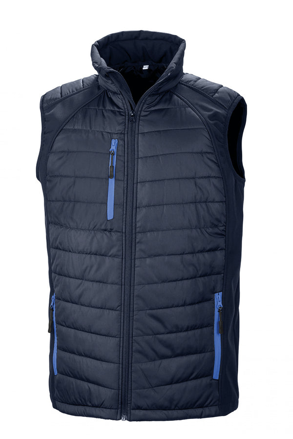 Gilet softshell rembourré black compass recyclé II