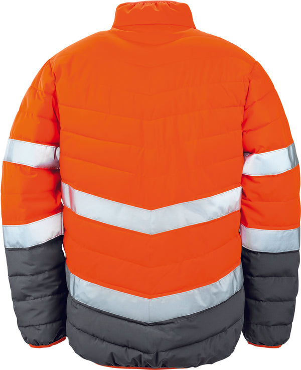 Soft touch safety jacket