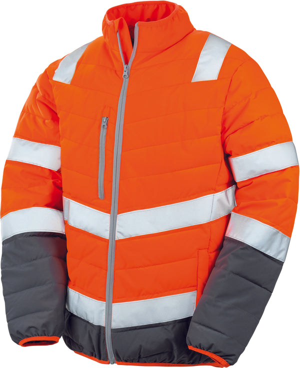 Soft touch safety jacket