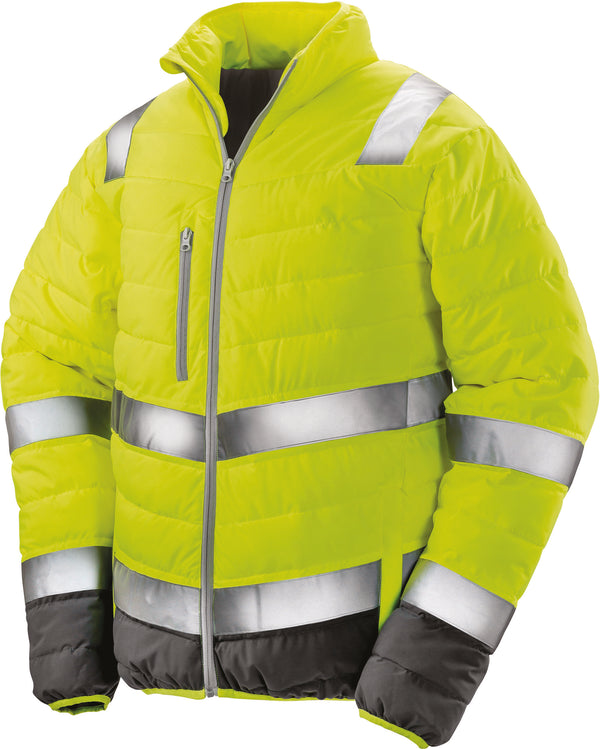 Soft touch safety jacket