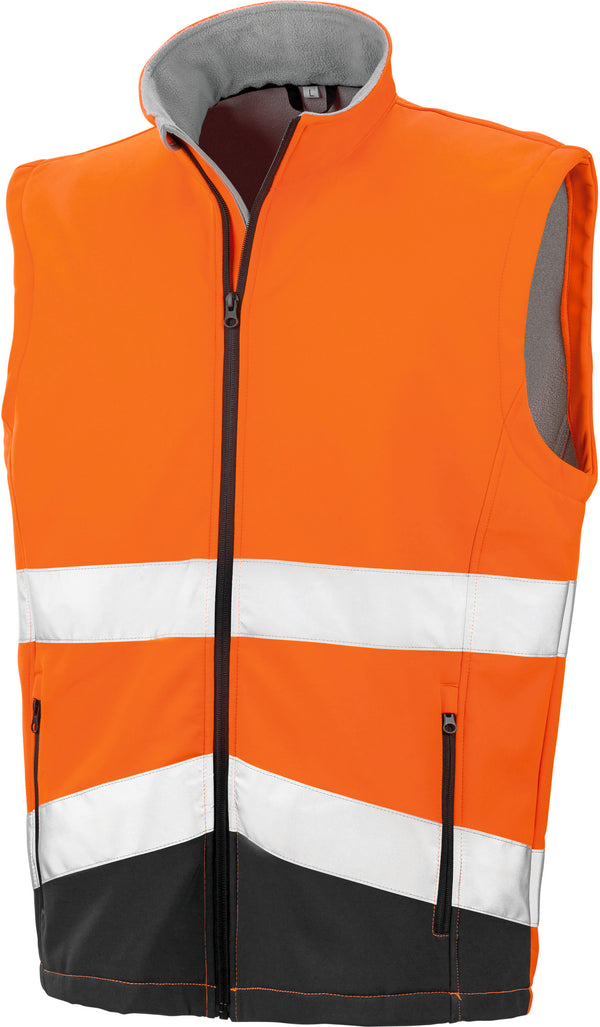 HIGH VIZ SOFTSHELL VEST