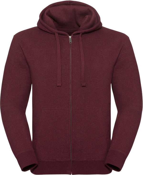 MEN AUTHENTIC MELANGE HOODED ZIP-UP SWEATSHIRT