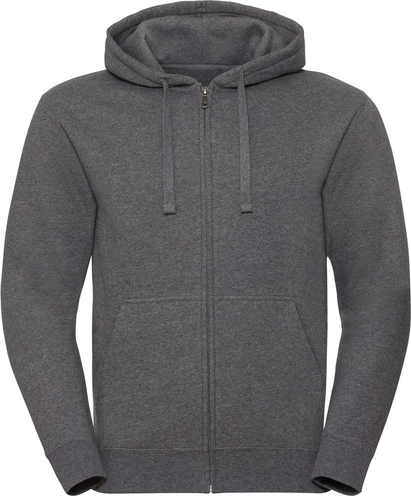 MEN AUTHENTIC MELANGE HOODED ZIP-UP SWEATSHIRT