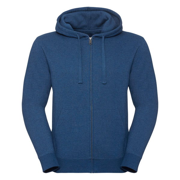 MEN AUTHENTIC MELANGE HOODED ZIP-UP SWEATSHIRT