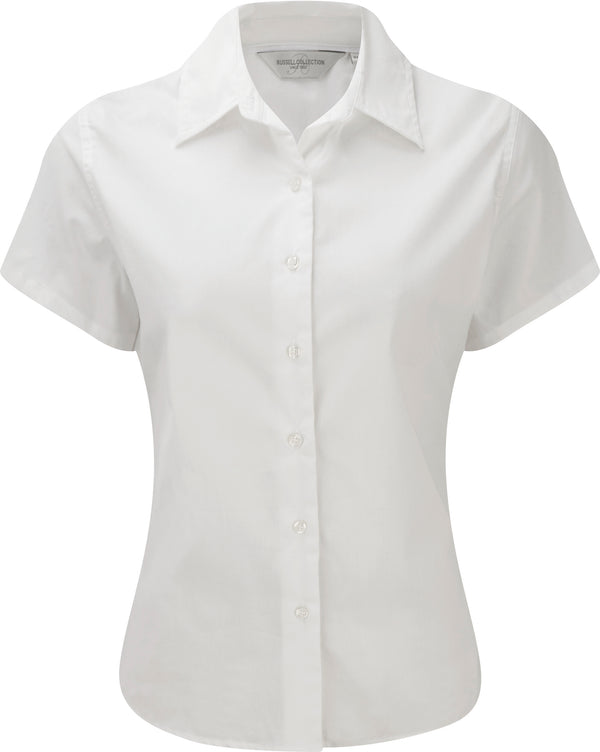 CHEMISE FEMME MANCHES COURTES TWILL