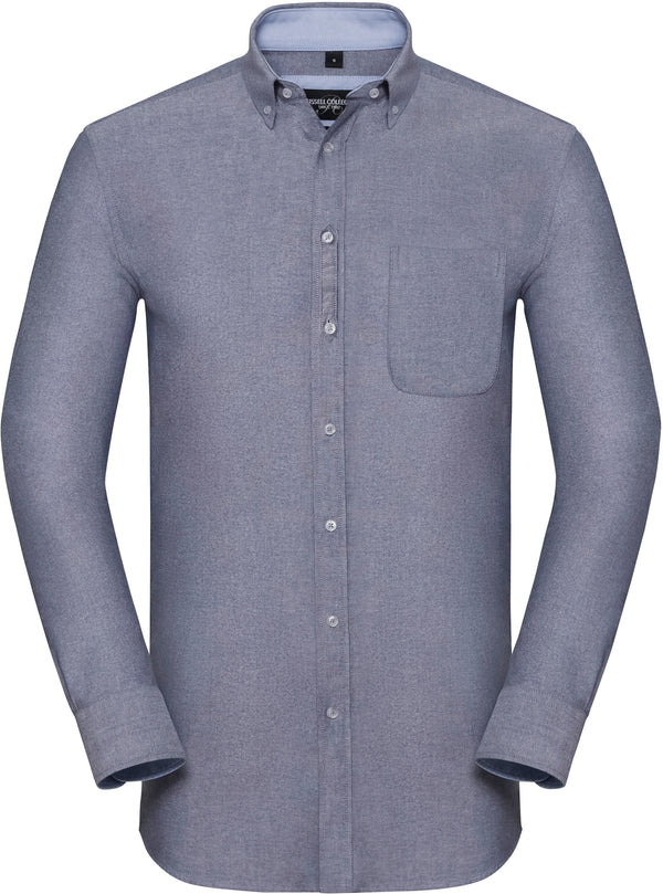 CHEMISE OXFORD LAVÉE MANCHES LONGUES