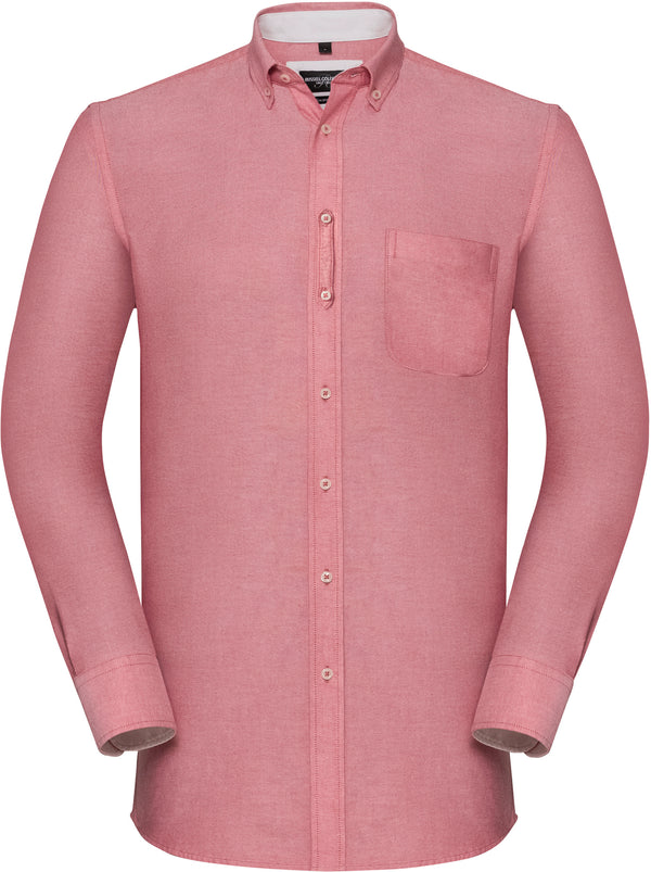 CHEMISE OXFORD LAVÉE MANCHES LONGUES