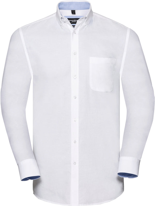 CHEMISE OXFORD LAVÉE MANCHES LONGUES