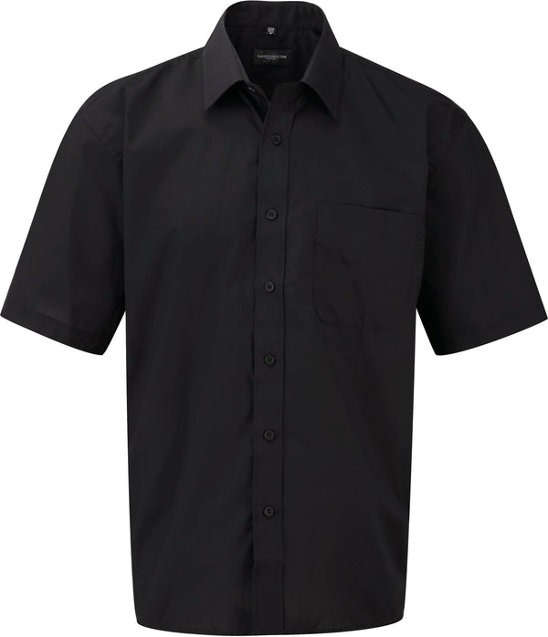 MEN'S SHORT SLEEVE POLYCOTTON POPLIN SHIRT