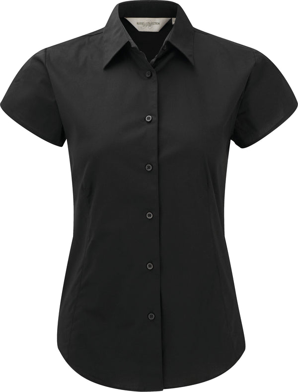 CHEMISE FITTÉE FEMME MANCHES COURTES