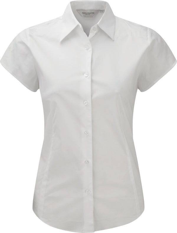 CHEMISE FITTÉE FEMME MANCHES COURTES