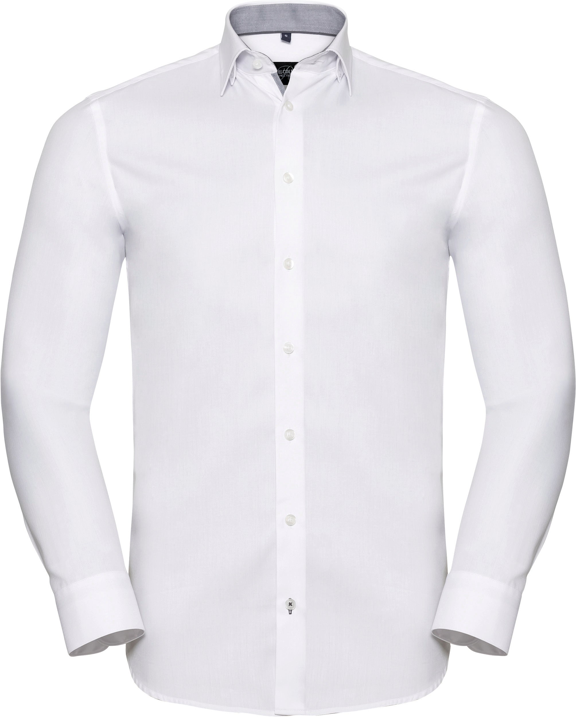 LONG SLEEVED HERRINGBONE SHIRT