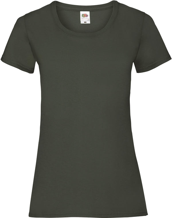 VALUEWEIGHT-T-SHIRT VOOR DAMES (61-372-0)