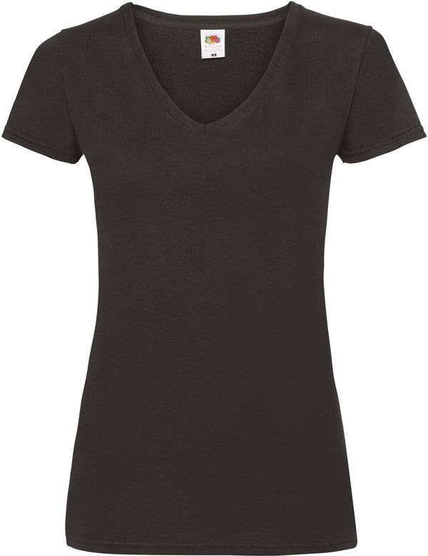 DAMES V-HALS VALUEWEIGHT T-SHIRT (61-398-0)