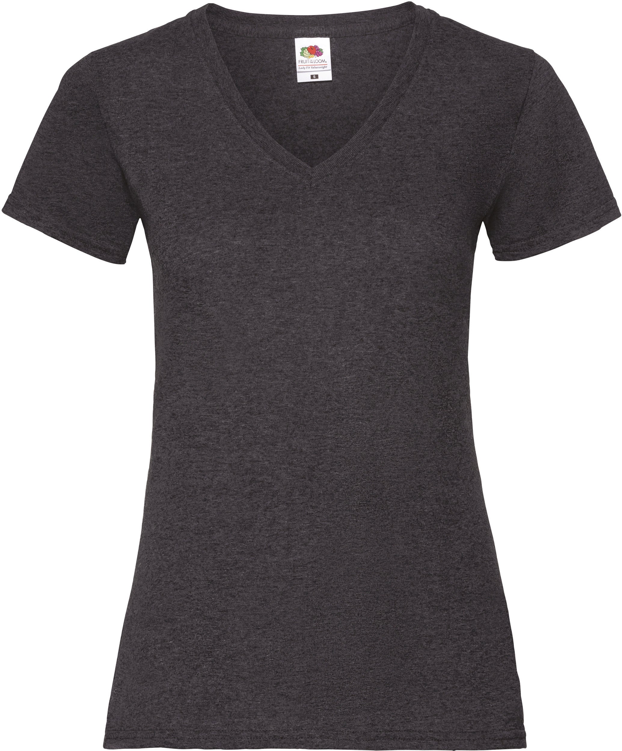 WOMEN'S V-NECK VALUEWEIGHT T-SHIRT (61-398-0)