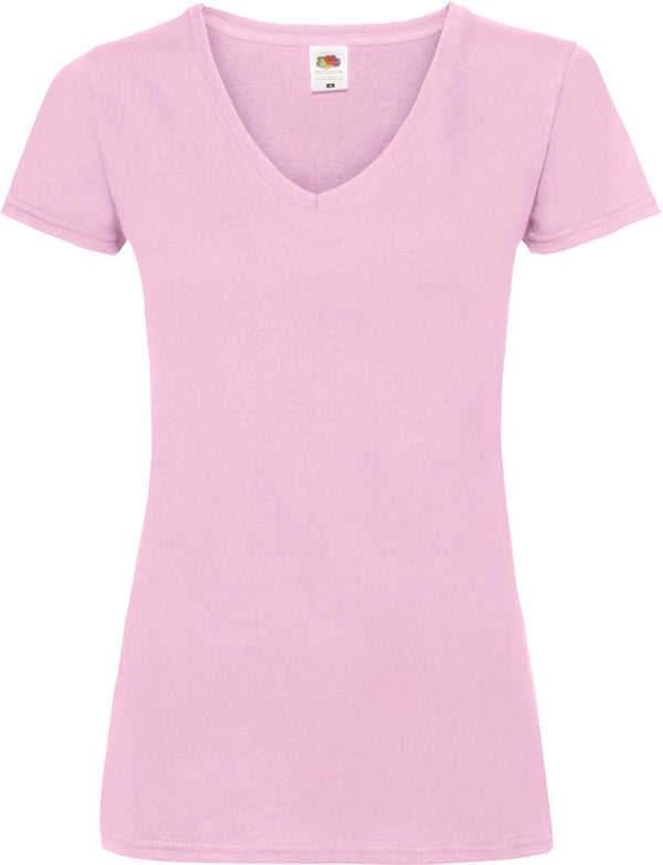 DAMES V-HALS VALUEWEIGHT T-SHIRT (61-398-0)