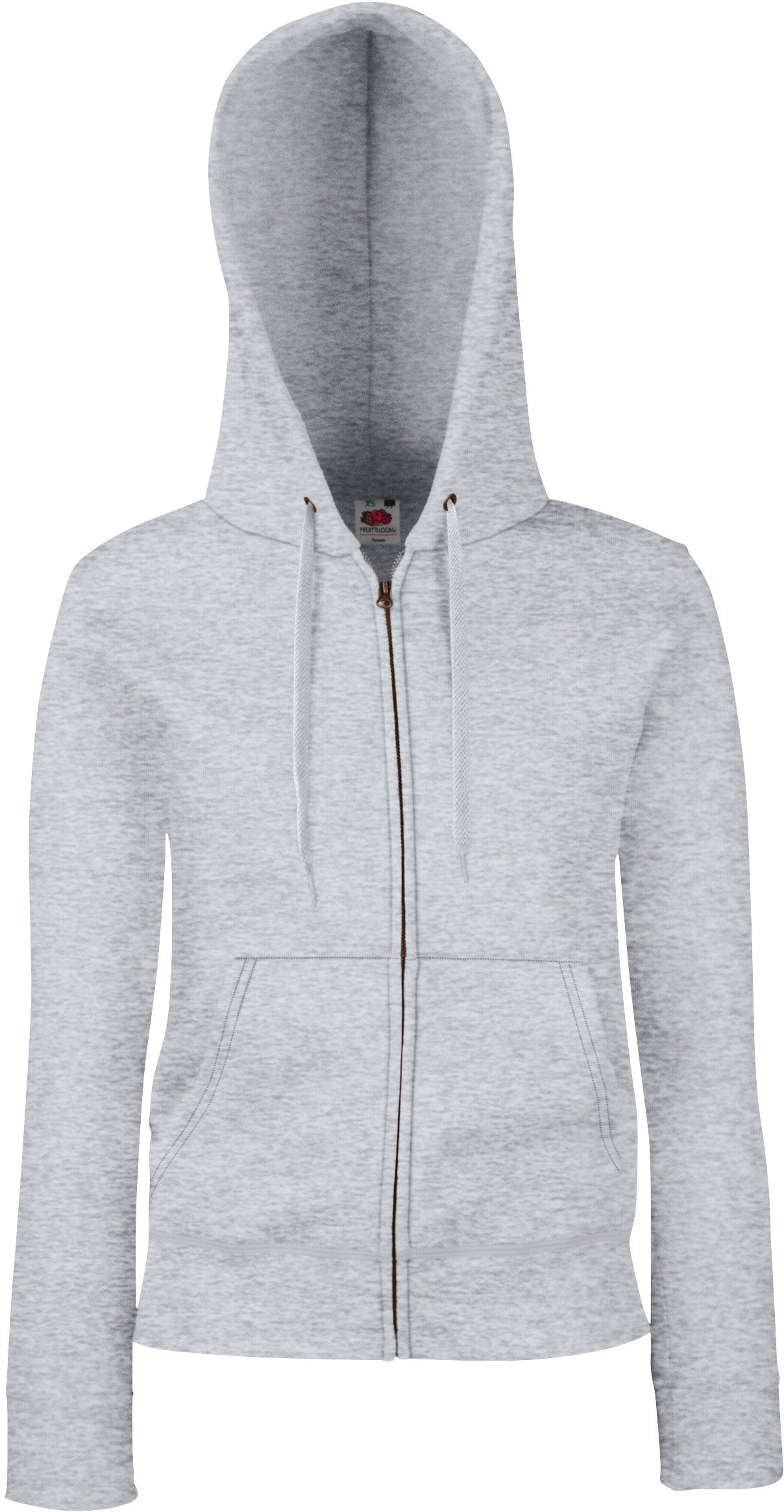 SWEAT-SHIRT FEMME ZIPPÉ CAPUCHE PREMIUM (62-118-0)
