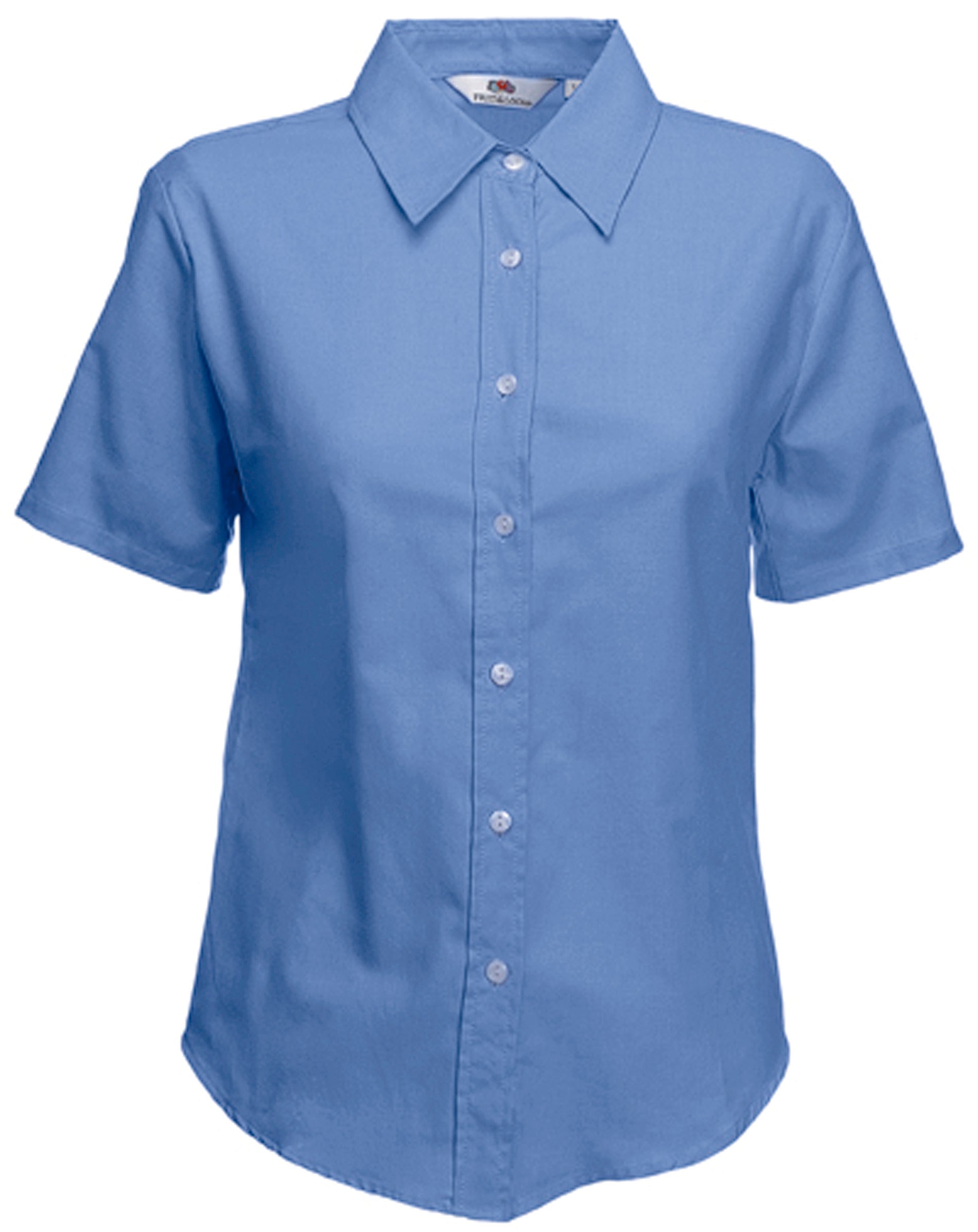 CHEMISE FEMME MANCHES COURTES OXFORD (65-000-0)