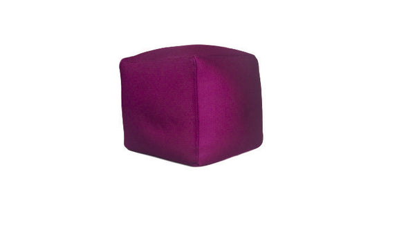 Cube mesh pouf