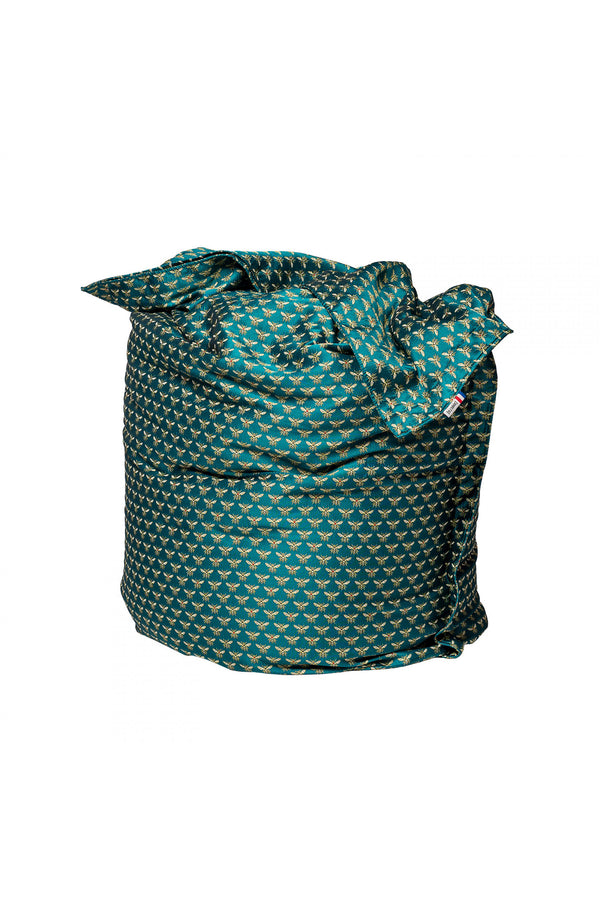 Woven sceno pouf