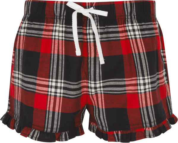 Women's tartan shorts