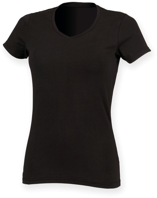 FEEL GOOD DAMES T-SHIRT MET V-HALS