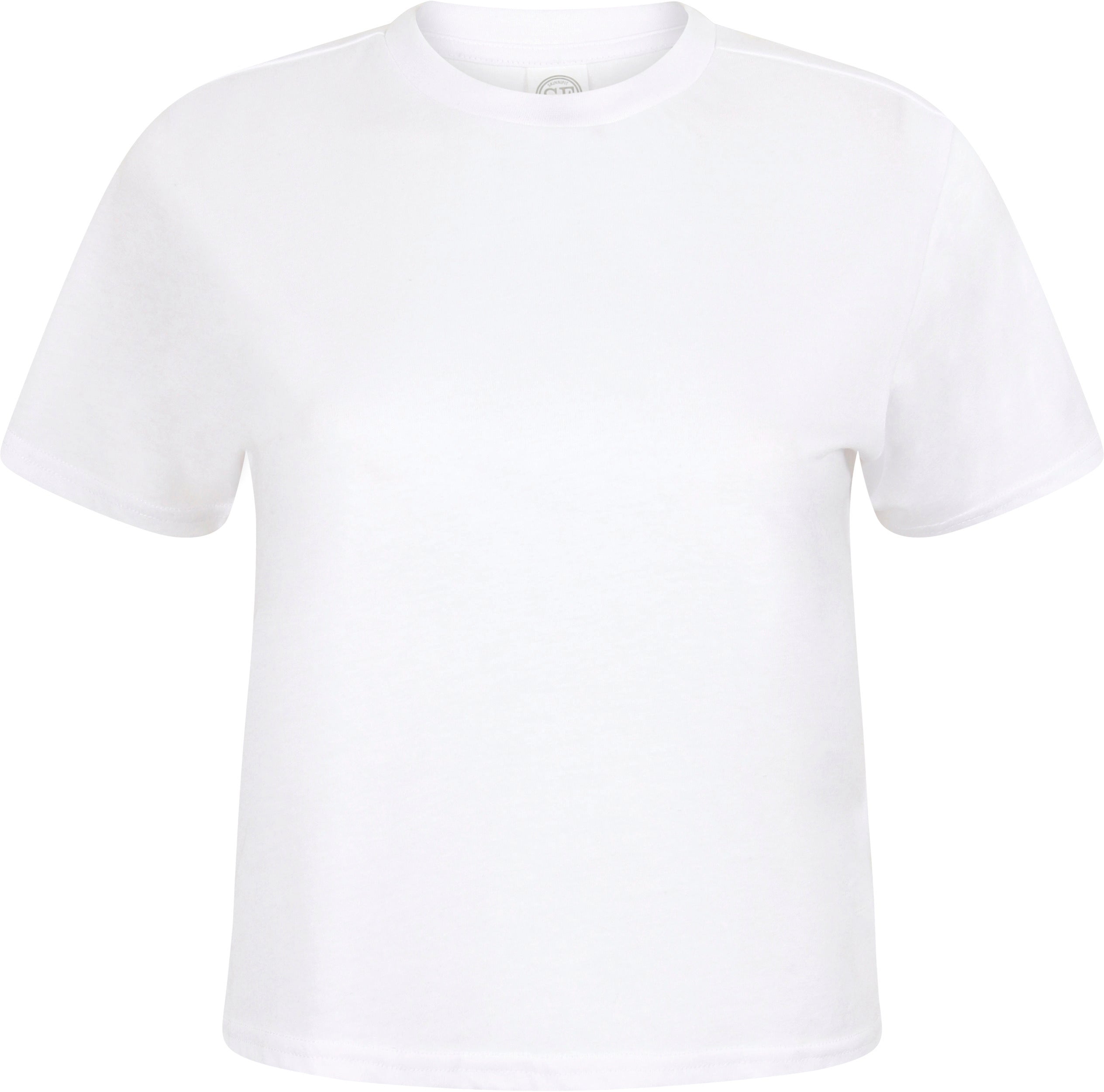 T-SHIRT COURT COUPE CARRÉE FEMME
