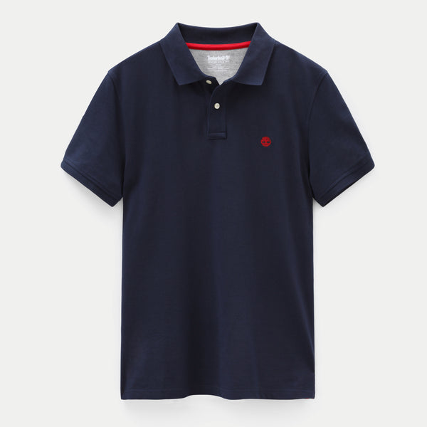 Millers River poloshirt met korte mouwen van biologisch katoenpiqué