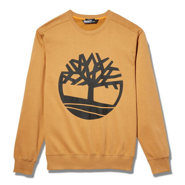 Sweatshirt met ronde hals en kernboom