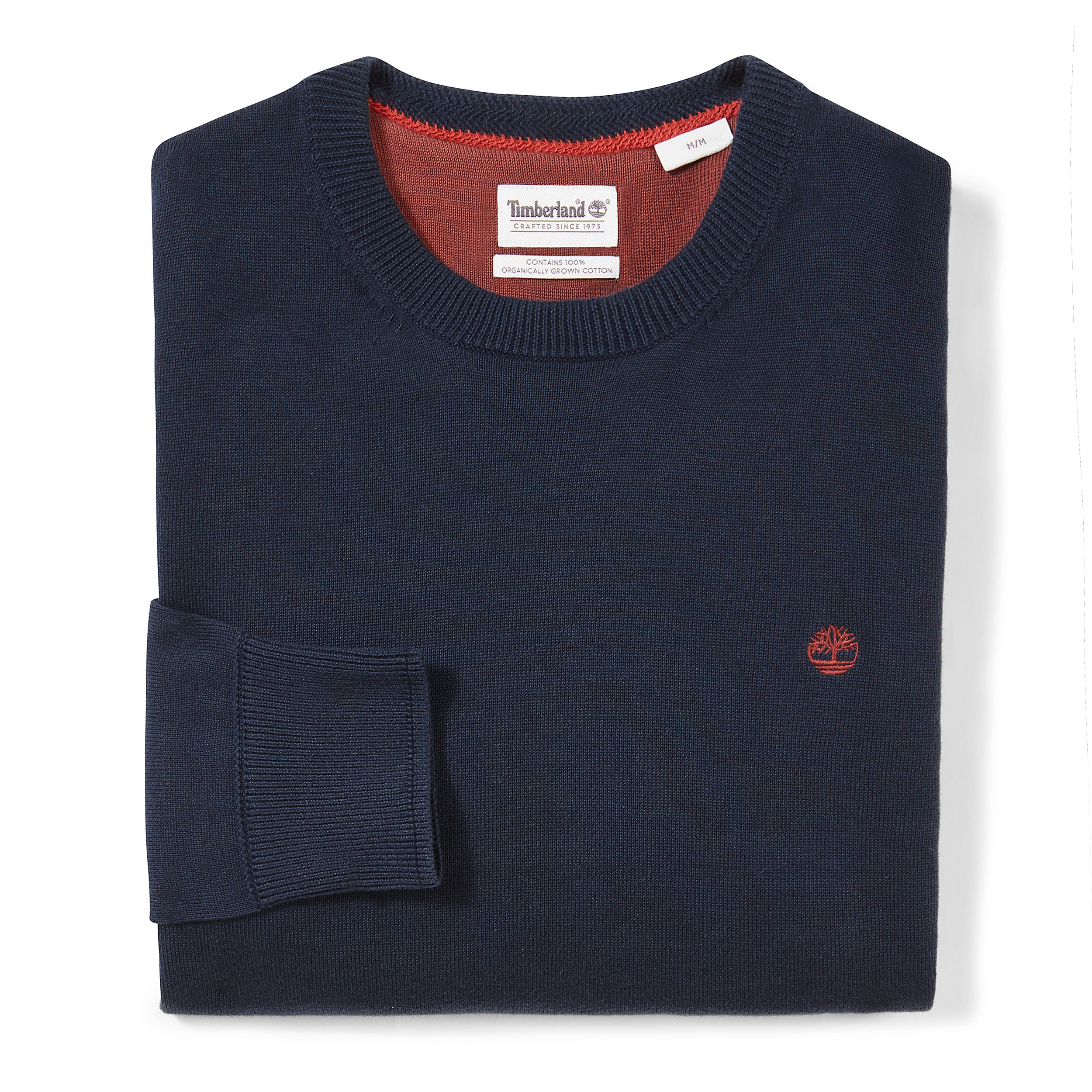 Organic cotton round neck sweater williams river
