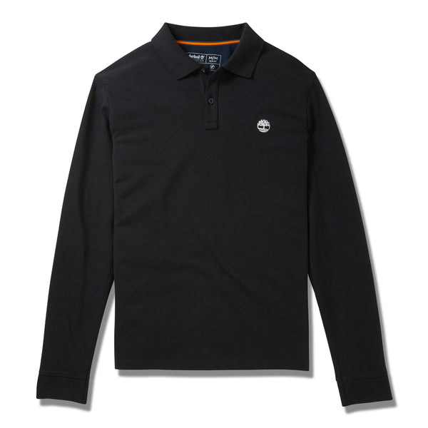 Millers River poloshirt met lange mouwen