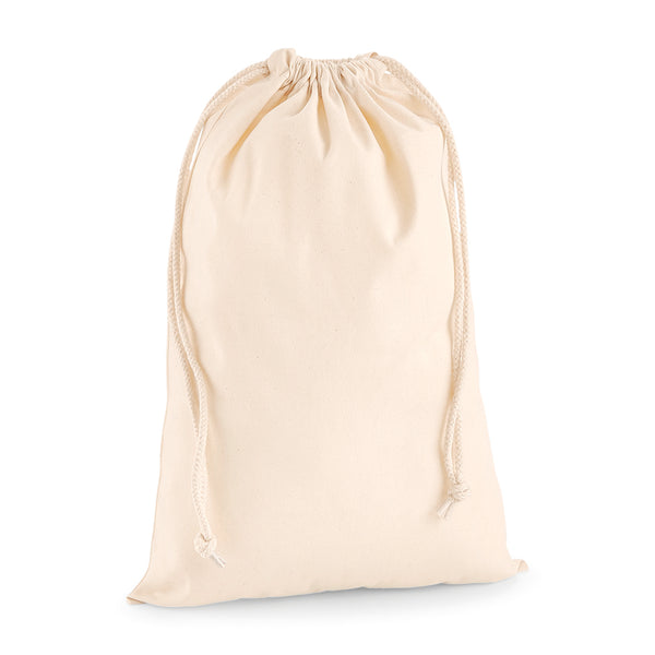 Premium cotton drawstring bag