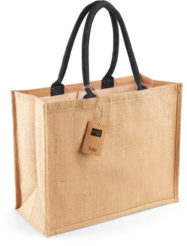 Classic jute shopping bag