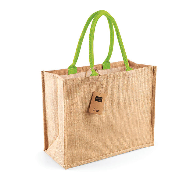 Classic jute shopping bag