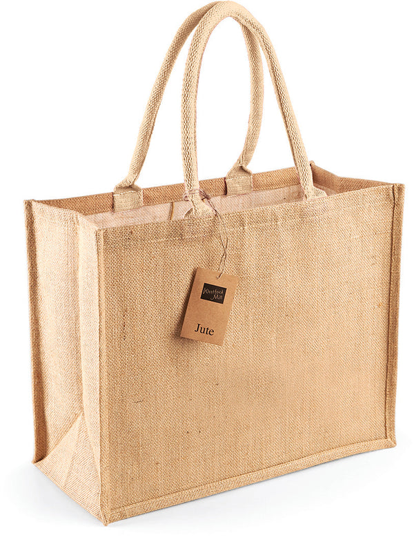 Classic jute shopping bag