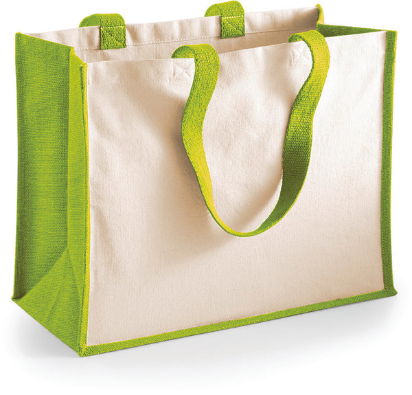 Classic jute tote bag