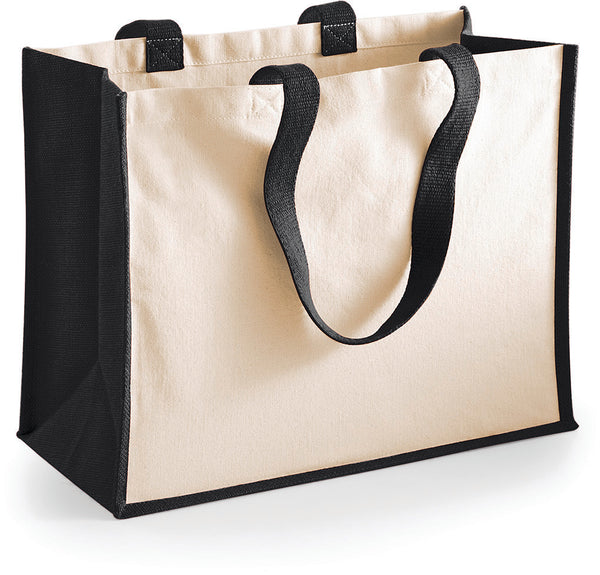 Classic jute tote bag