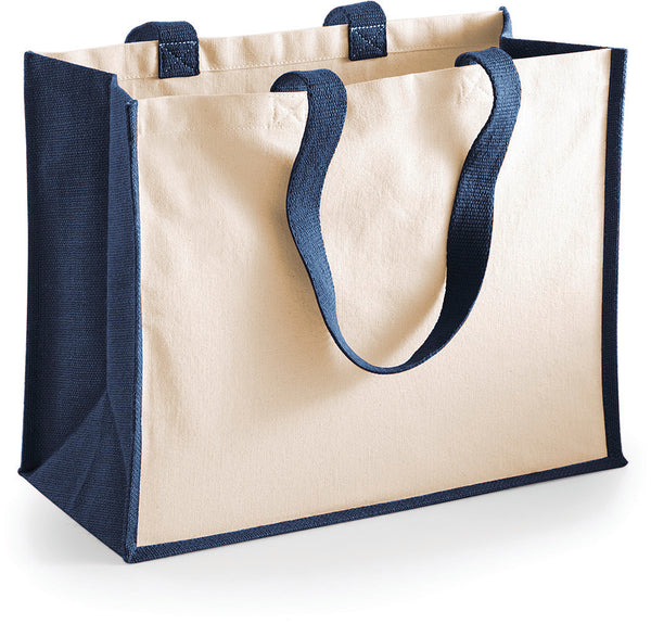 Classic jute tote bag