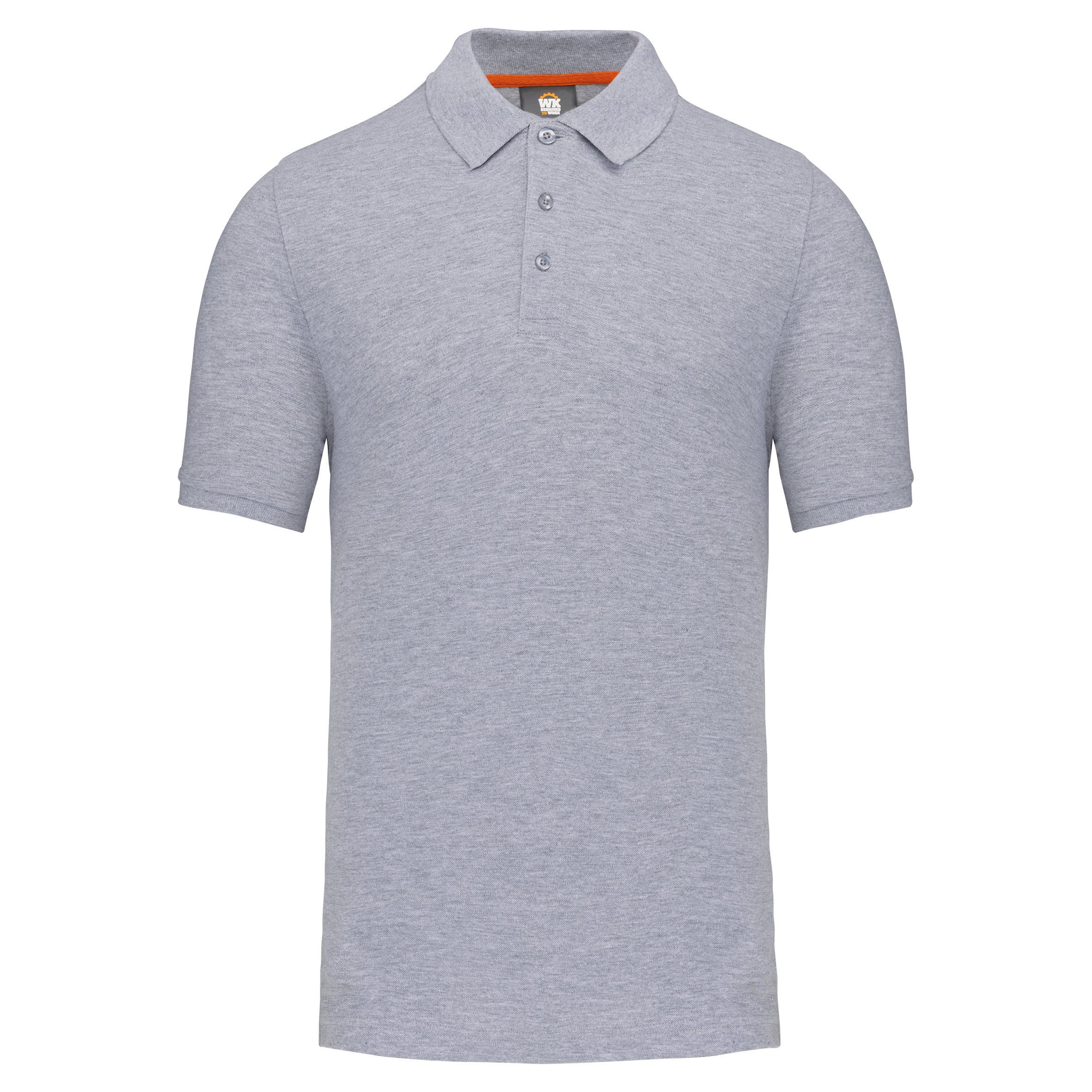 Polo manches courtes "mélange" homme
