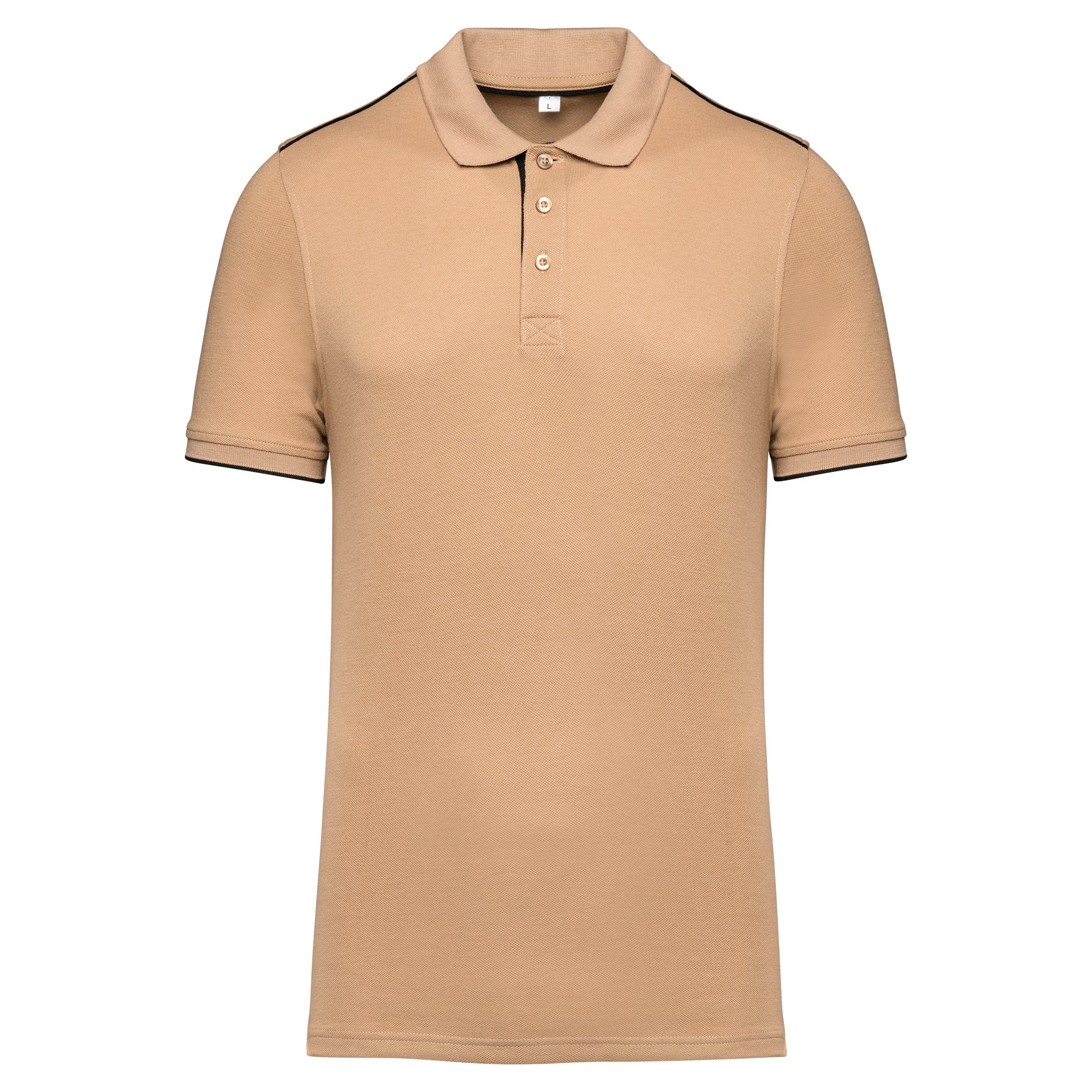 Polo DayToDay contrasté manches courtes homme
