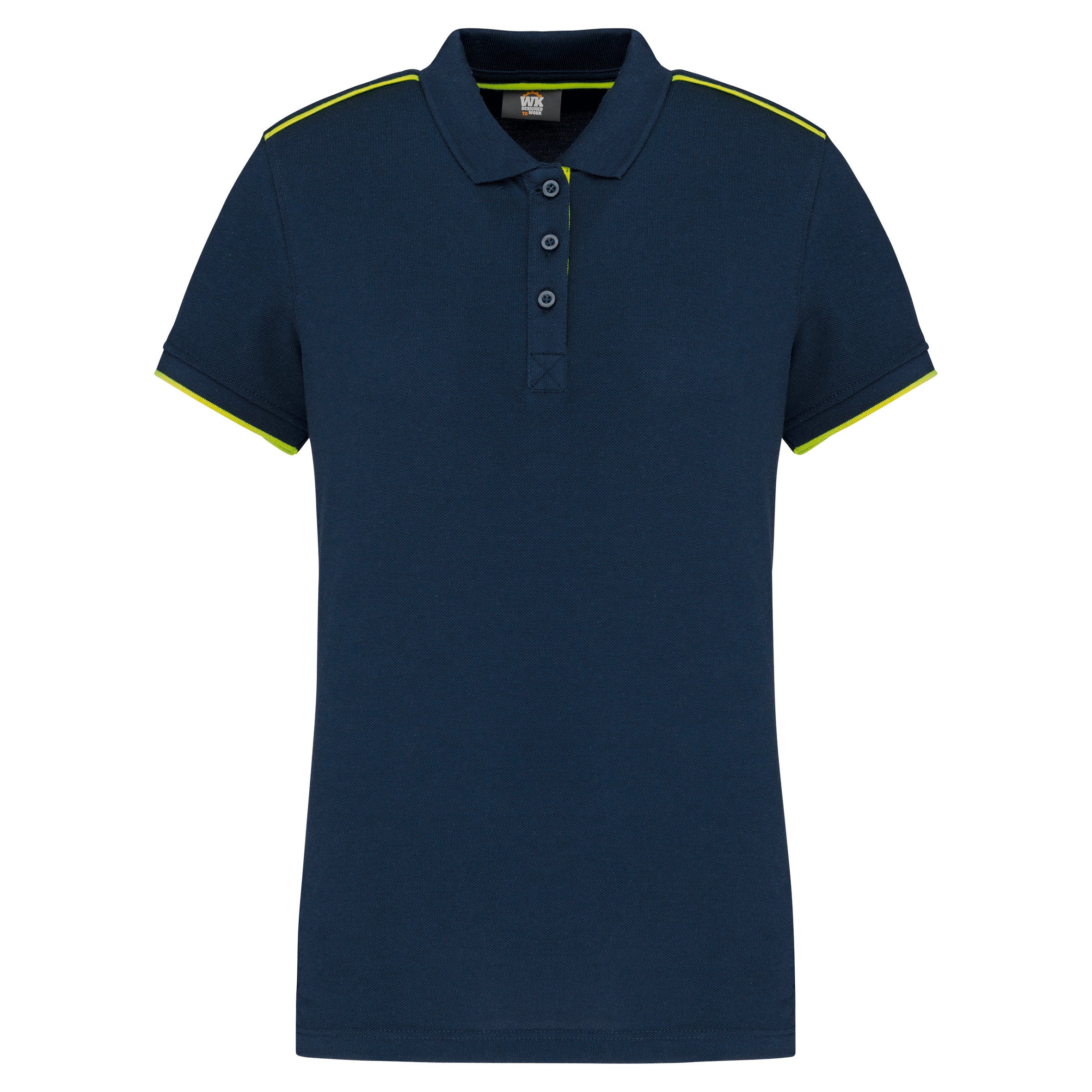 Polo DayToDay contrasté manches courtes femme