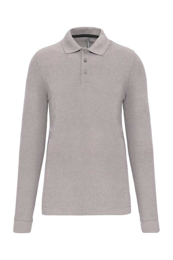 Men's long-sleeved polo shirt