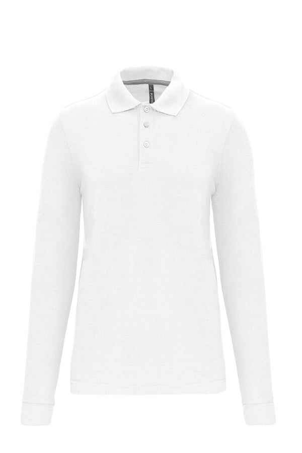 Men's long-sleeved polo shirt